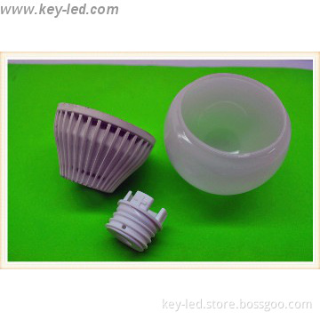 New 360 degree 12W led bulb spare parts aluminum covered with plastic